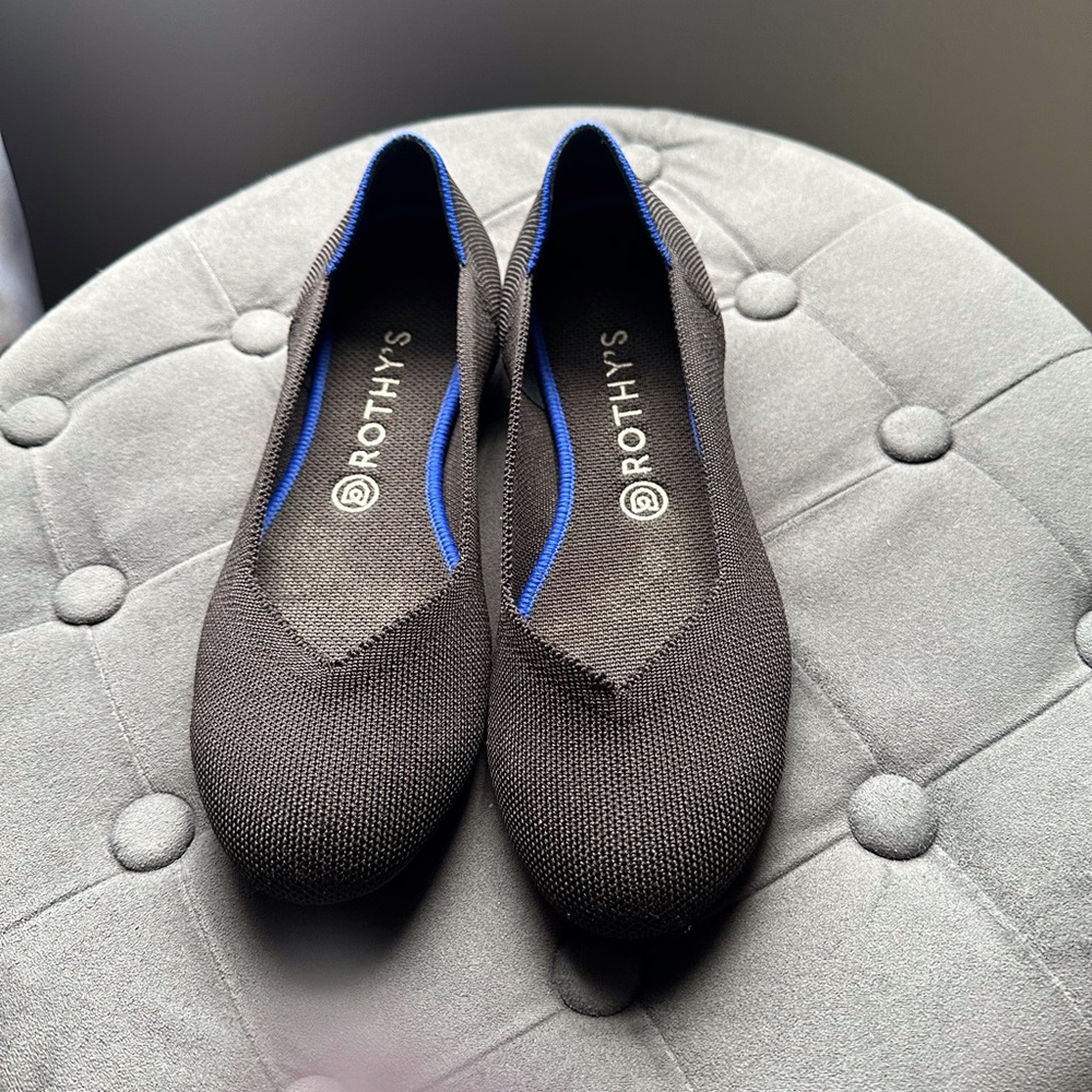 Rothys Black Solid Sustainable